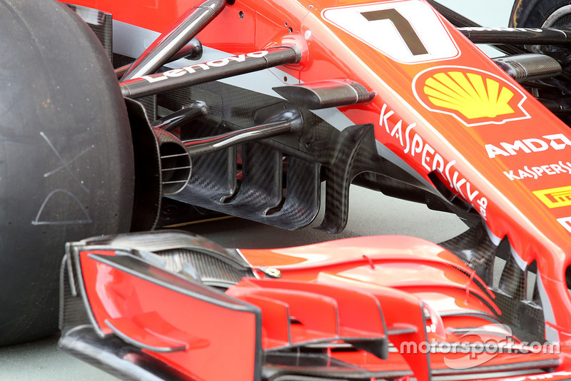 Ferrari SF71H, légterelő idomok