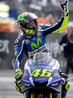 Second place Valentino Rossi, Yamaha Factory Racing