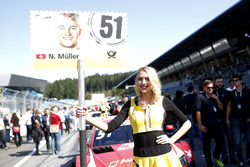Gridgirl für Nico Müller, Audi Sport Team Abt Sportsline, Audi RS 5 DTM