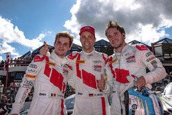 #5 Audi Sport Team WRT Audi R8: Dries Vanthoor, #25 Audi Sport Team Sainteloc Racing Audi R8 LMS: Ch
