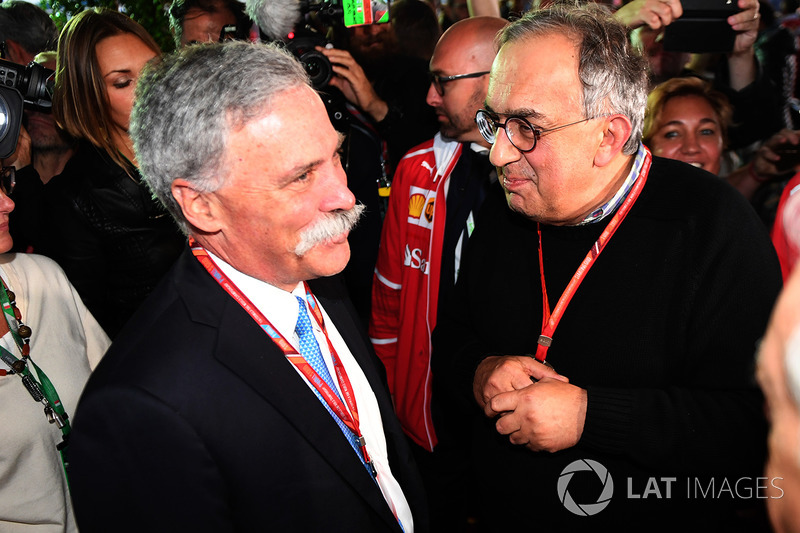 Chase Carey, F1-es CEO, Sergio Marchionne, CEO FIAT