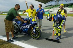 Valentino Rossi, Yamaha, kehrt die Strecke