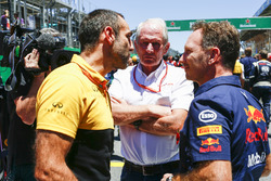 Cyril Abiteboul, Direktör, Renault Sport F1 Team, Helmut Markko, Danışman, Red Bull Racing, Christia