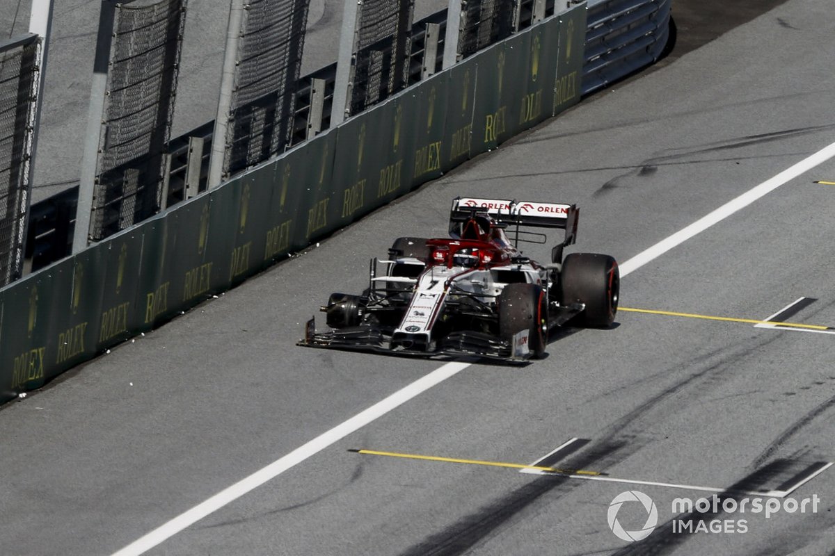 Kimi Raikkonen, Alfa Romeo Racing C39 abandonne