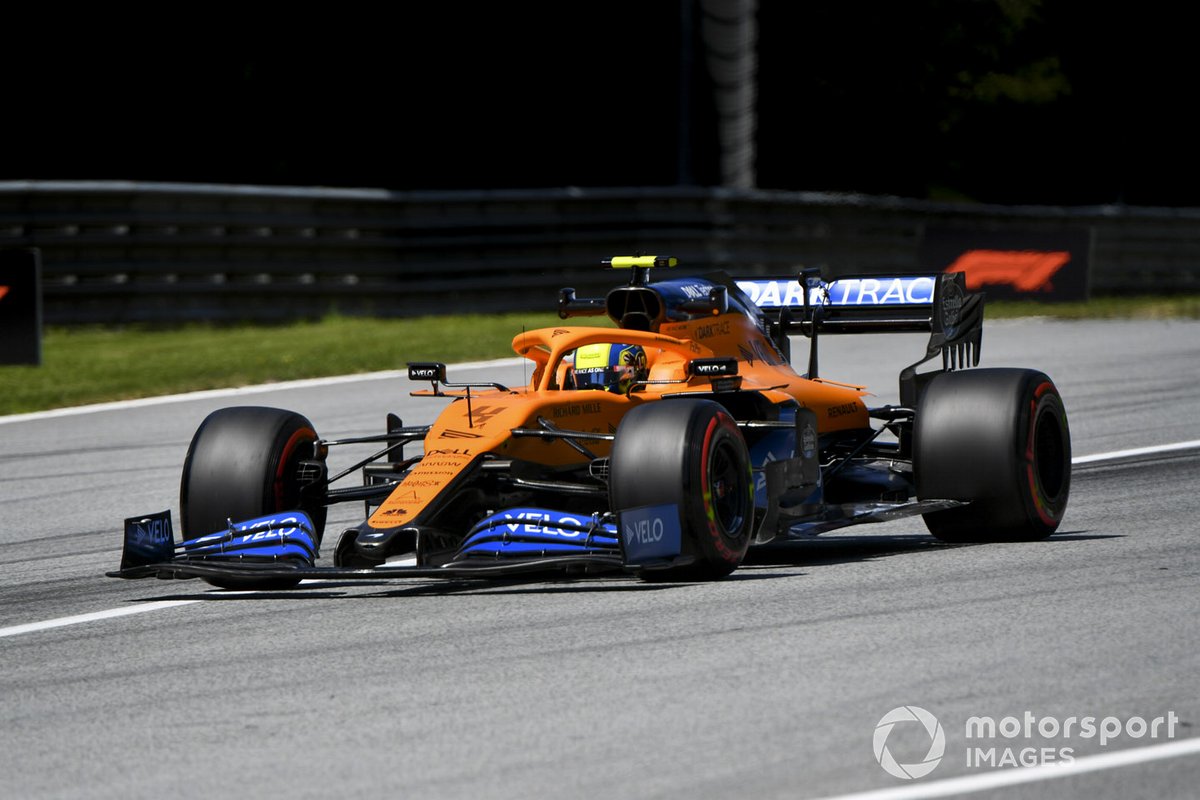 P11 (penalizado con 3 posiciones) Lando Norris, McLaren MCL35