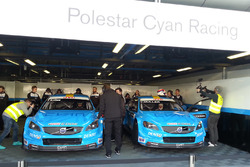 Thed Björk, Polestar Cyan Racing, Volvo S60 Polestar TC1 and Yvan Muller, Polestar Cyan Racing, Volv