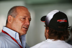 Рон Денніс і Фернандо Алонсо, McLaren