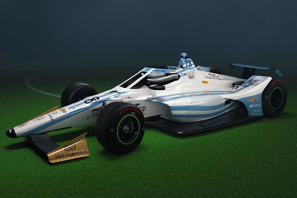 Agustín Canapino, Juncos Hollinger Racing Chevrolet decoración para las Indy500