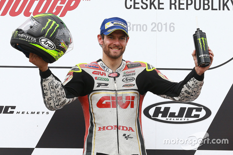Podio: il vincitore della gara Cal Crutchlow, Team LCR Honda