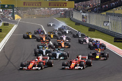 Start: Sebastian Vettel, Ferrari SF70H, führt