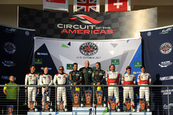GTE-Am-Podium: 1. Paul Dalla Lana, Pedro Lamy, Mathias Lauda, Aston Martin Racing; 2. Mok Weng Sun,