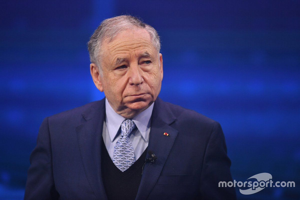 Presiden FIA, Jean Todt, dalam event seremoni FIA Prize Giving 2020