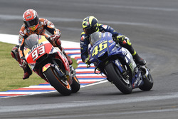 Marc Marquez, Repsol Honda Team, Valentino Rossi, Yamaha Factory Racing kazası