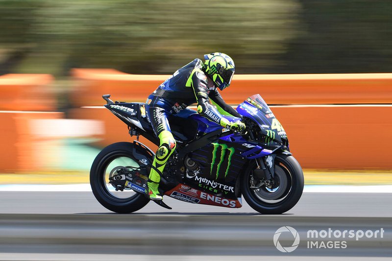 Valentino Rossi konnte sich zwar steigern, verpasste die Top 10 dann aber knapp