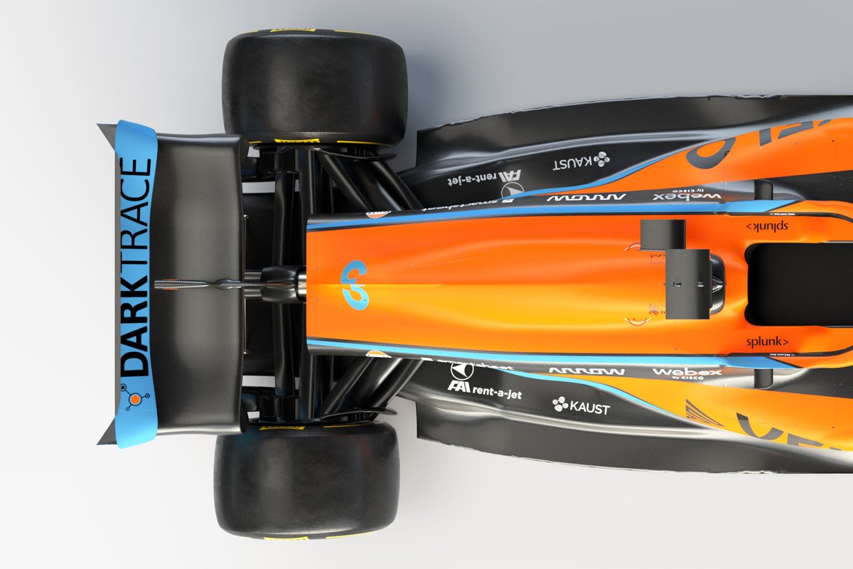 McLaren MCL36: lo sfogo di aria calda centrale