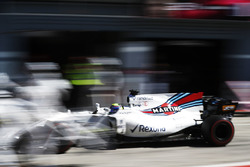 Felipe Massa, Williams FW40, pitstop