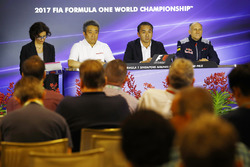 Katsuhide Moriyama, Honda, Masashi Yamamoto Honda-Motorsportchef, Franz Tost, Toro-Rosso-Teamchef