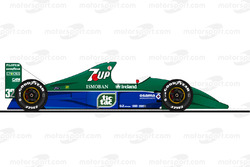  com quot; title=quot;La Benetton B191 pilotée par Michael Schumacher en