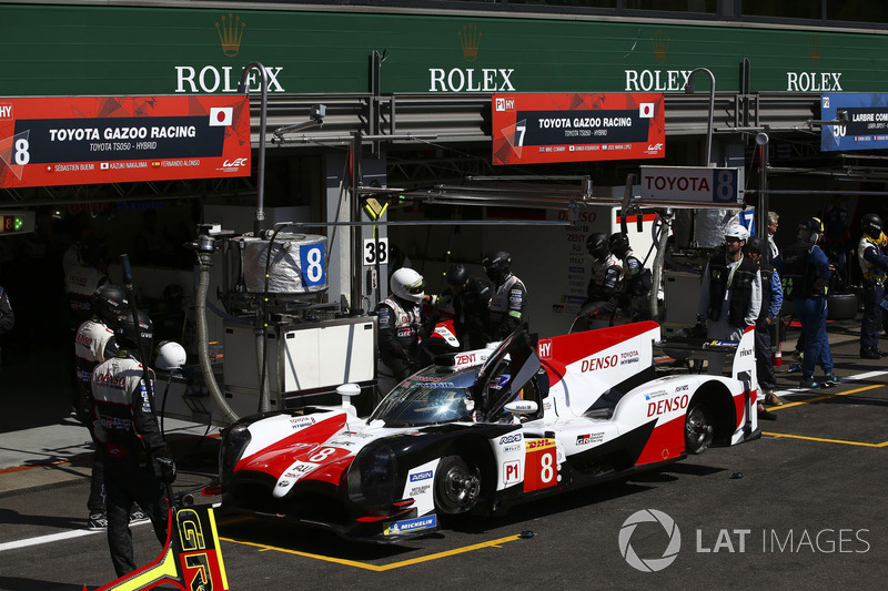 #8 Toyota Gazoo Racing Toyota TS050: Sébastien Buemi, Kazuki Nakajima, Fernando Alonso
