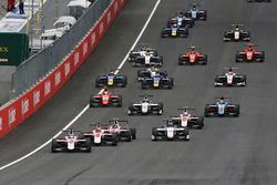 Start: Alexander Albon, ART Grand Prix, Charles Leclerc, ART Grand Prix lead