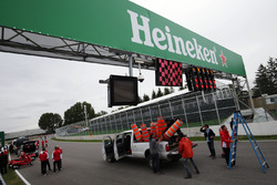 Heineken branding on the circuit