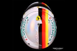 Il casco di Sebastian Vettel, Ferrari