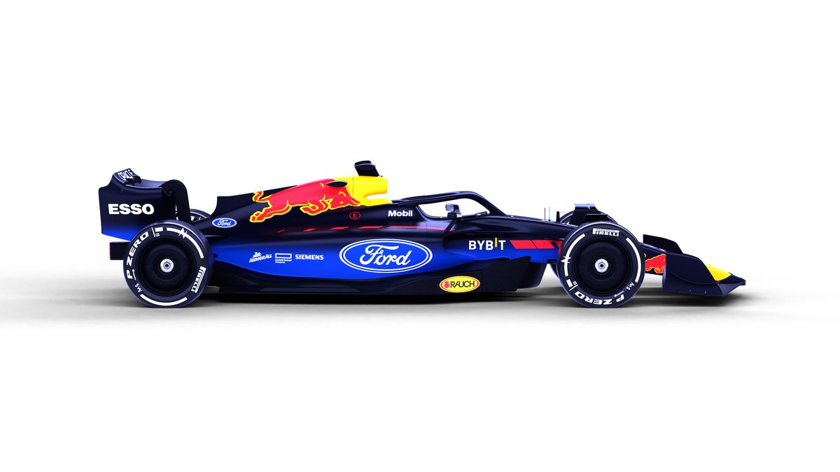 Potentiële livery voor Red Bull-Ford