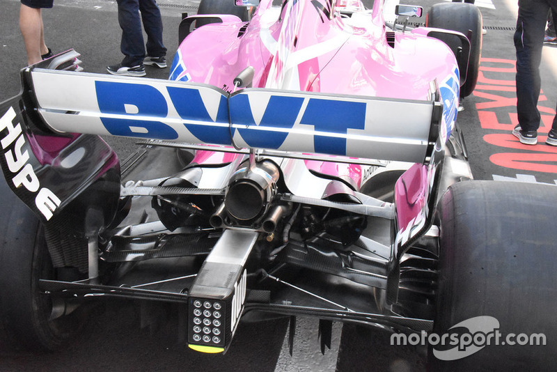 Racing Point Force India VJM11, retrotreno