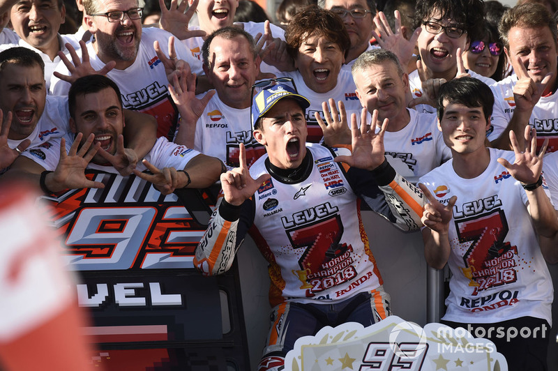 MotoGP-Weltmesiter 2018: Marc Marquez, Repsol Honda Team