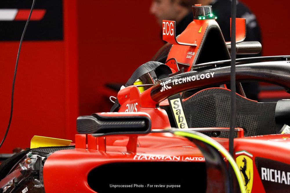 Ferrari SF-23 detalle de la caja de aire