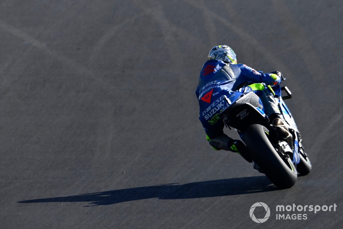 Pembalap Suzuki Ecstar, Joan Mir, gagal tampil maksimal dalam MotoGP Portugal 2020 di Sirkuit Algarve.