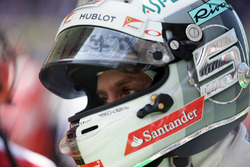 Sebastian Vettel, Ferrari op de grid