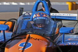 Скотт Диксон, Chip Ganassi Racing Honda, с установленной системой «аэроскрин»