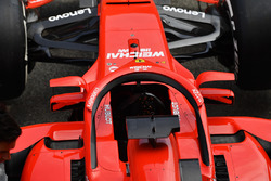 Ferrari SF71H with mirrors on halo