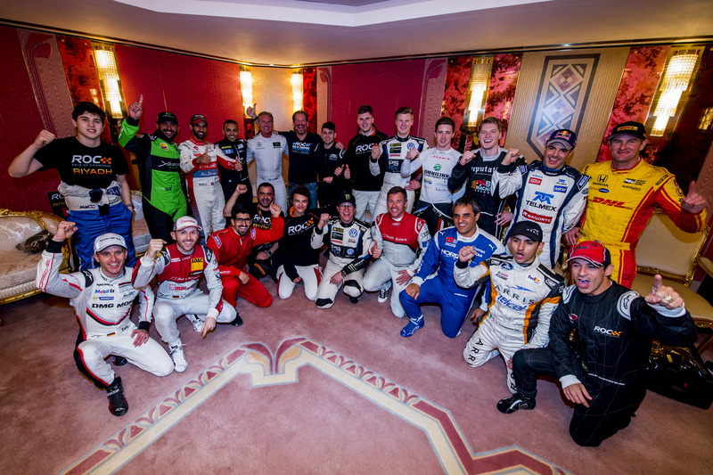 Los pilotos antes de la Copa de Naciones ROC