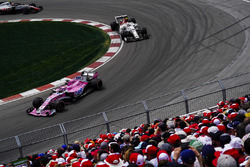 Sergio Perez, Force India VJM11, Charles Leclerc, Sauber C37