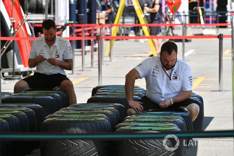 Mercedes AMG F1 Mecánica y neumáticos Pirelli