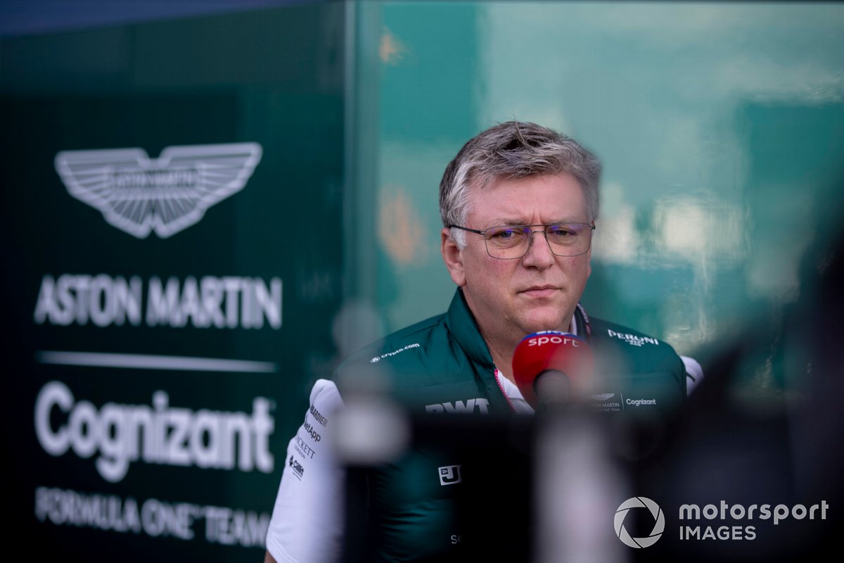 Otmar Szafnauer, jefe del equipo Aston Martin de F1.