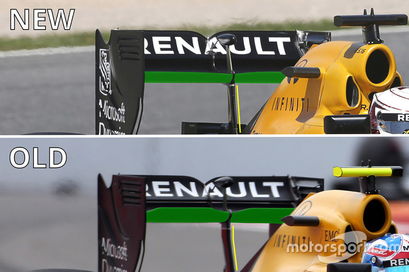Renault Sport F1 Team: Heckflügel