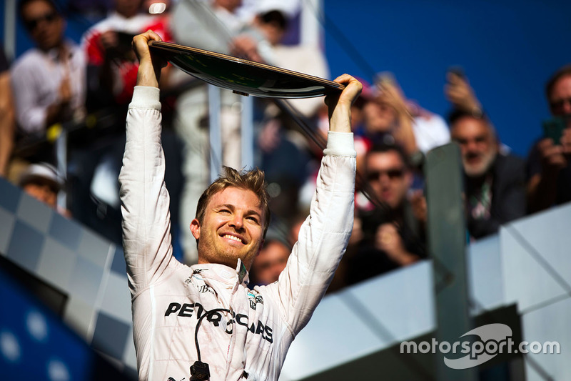 2. Podium: winner Nico Rosberg, Mercedes AMG F1 Team