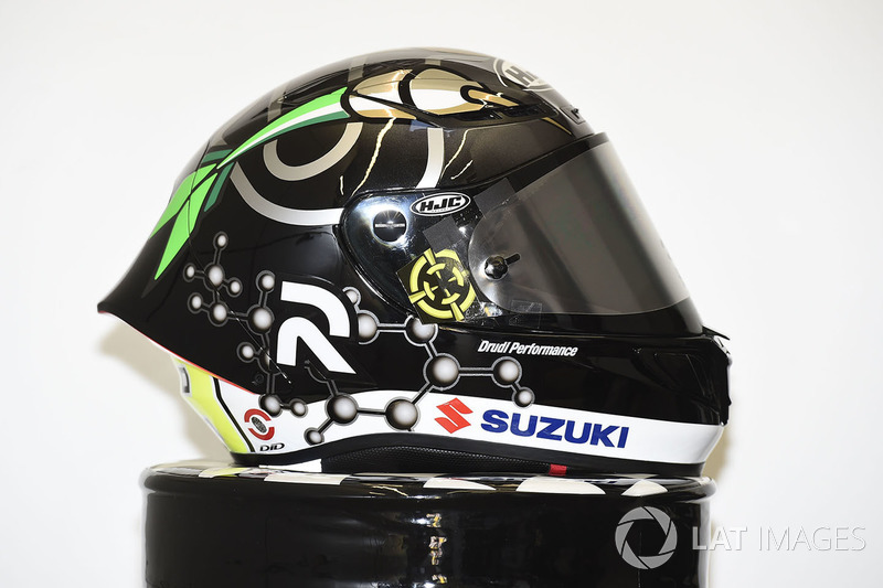 Helm spesial Andrea Iannone, Team Suzuki MotoGP