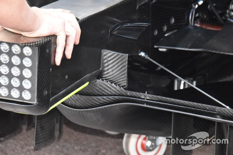 Mercedes-AMG F1 W09 diffuser