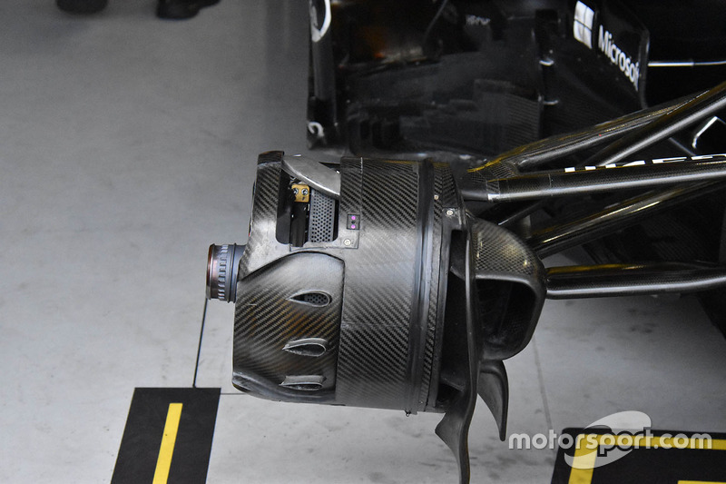 Renault Sport F1 Team R.S. 18 voorremconfiguratie