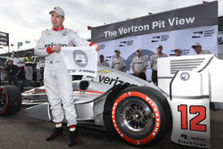 Ganador de la pole Will Power, Team Penske Chevrolet