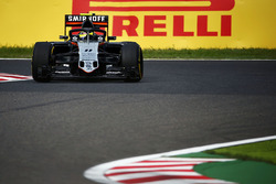 Sergio Perez, Sahara Force India F1 VJM09 con il dispositivo Halo