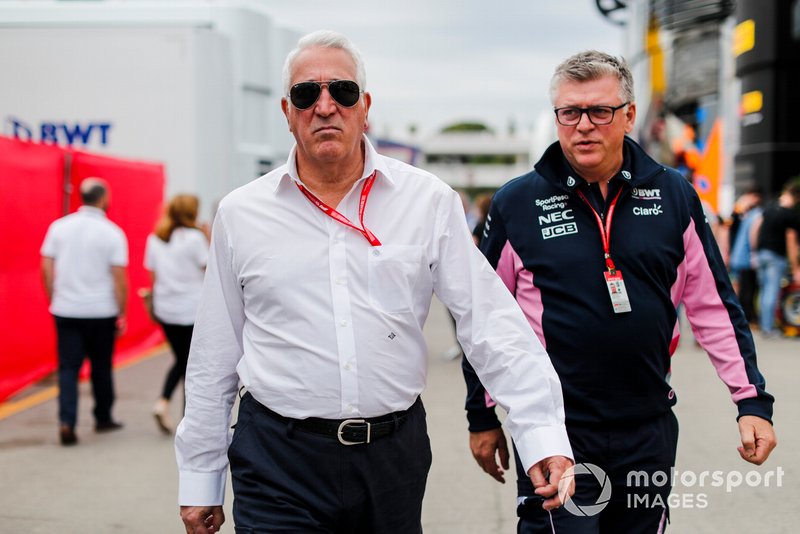 Владелец Racing Point F1 Team Лоуренс Стролл и руководитель команды Отмар Сафнауэр