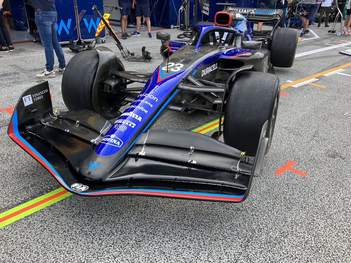 Alerón delantero del Williams FW44