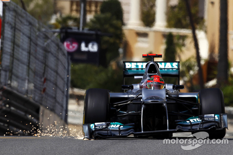 F1, Monte Carlo 2012: Michael Schumacher, Mercedes F1 W03