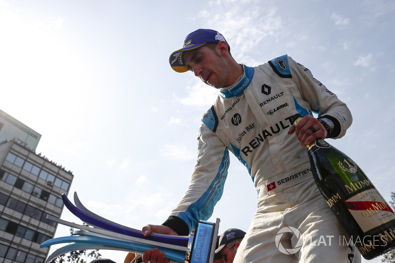 Third place Sébastien Buemi, Renault e.Dams