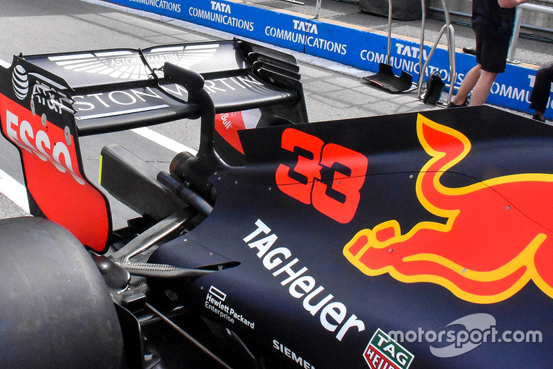 Red Bull Racing RB14 achtervleugel